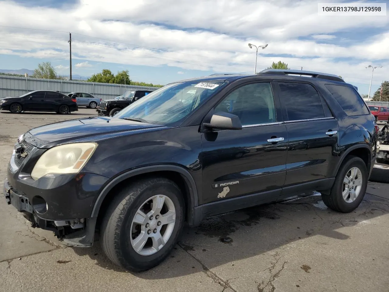 2008 GMC Acadia Sle VIN: 1GKER13798J129598 Lot: 71876644