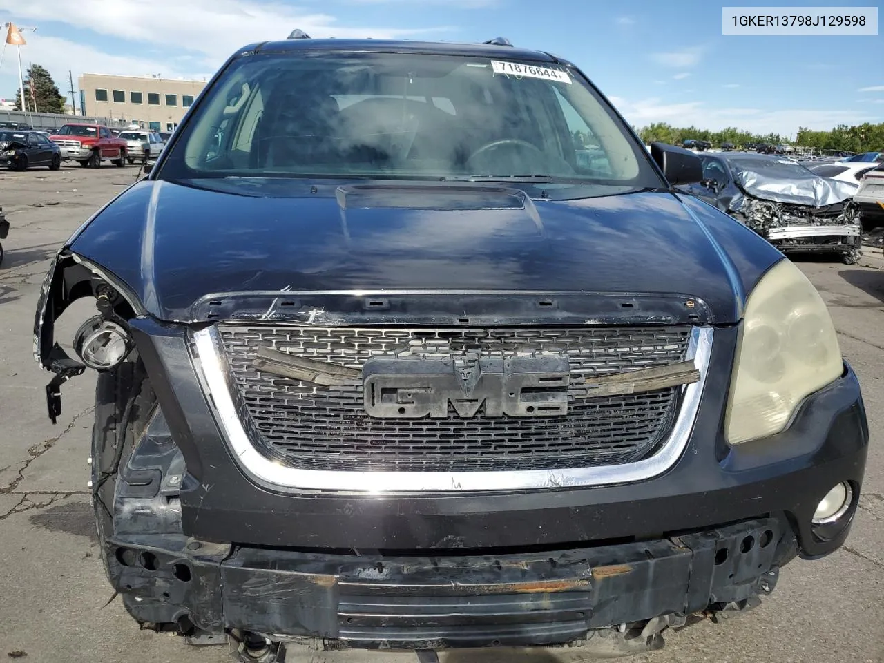 2008 GMC Acadia Sle VIN: 1GKER13798J129598 Lot: 71876644