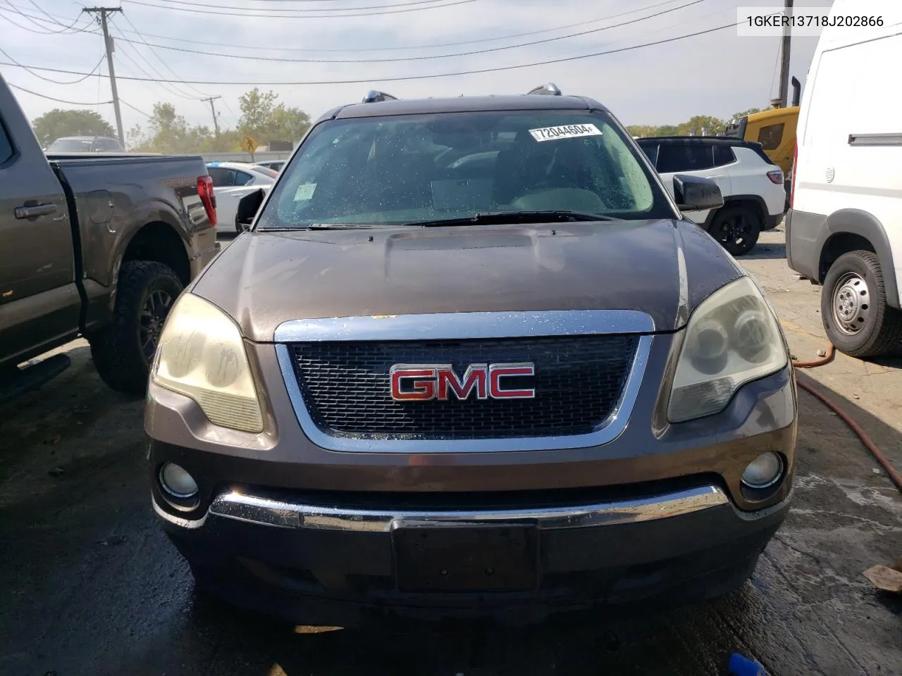 2008 GMC Acadia Sle VIN: 1GKER13718J202866 Lot: 72044604