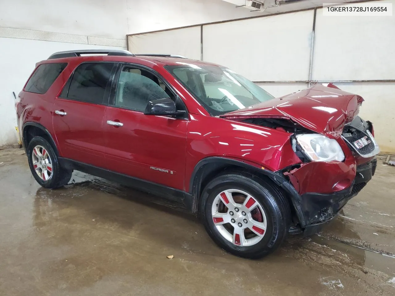 2008 GMC Acadia Sle VIN: 1GKER13728J169554 Lot: 72180274