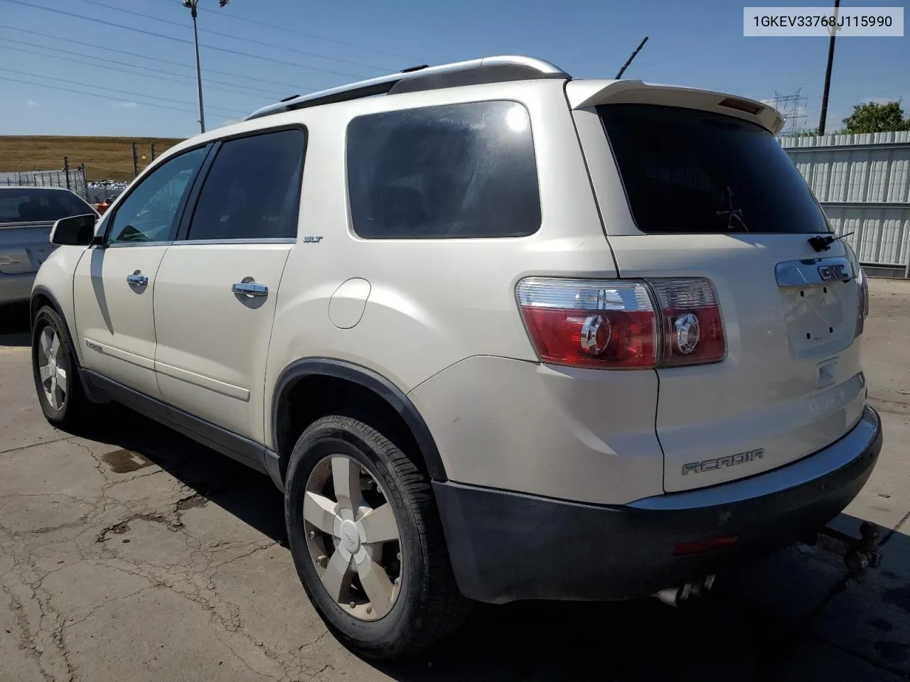 2008 GMC Acadia Slt-2 VIN: 1GKEV33768J115990 Lot: 72641594