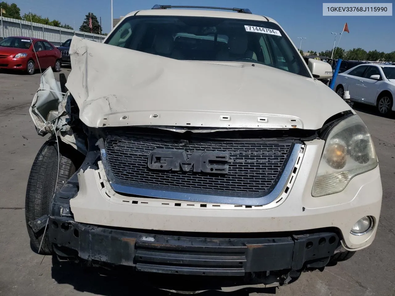 2008 GMC Acadia Slt-2 VIN: 1GKEV33768J115990 Lot: 72641594