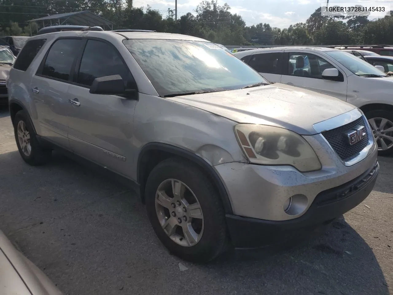 2008 GMC Acadia Sle VIN: 1GKER13728J145433 Lot: 72643464