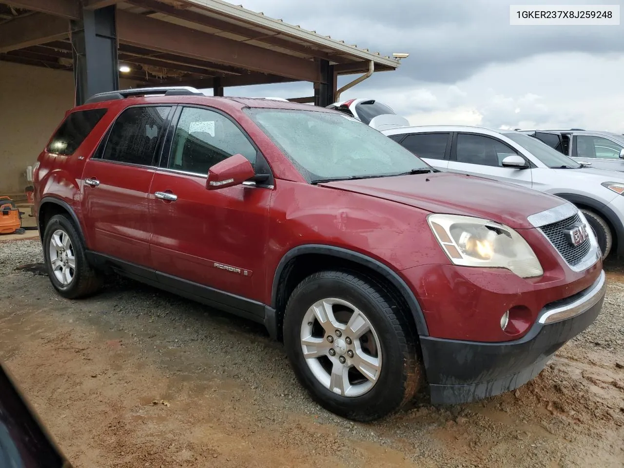 2008 GMC Acadia Slt-1 VIN: 1GKER237X8J259248 Lot: 73232574