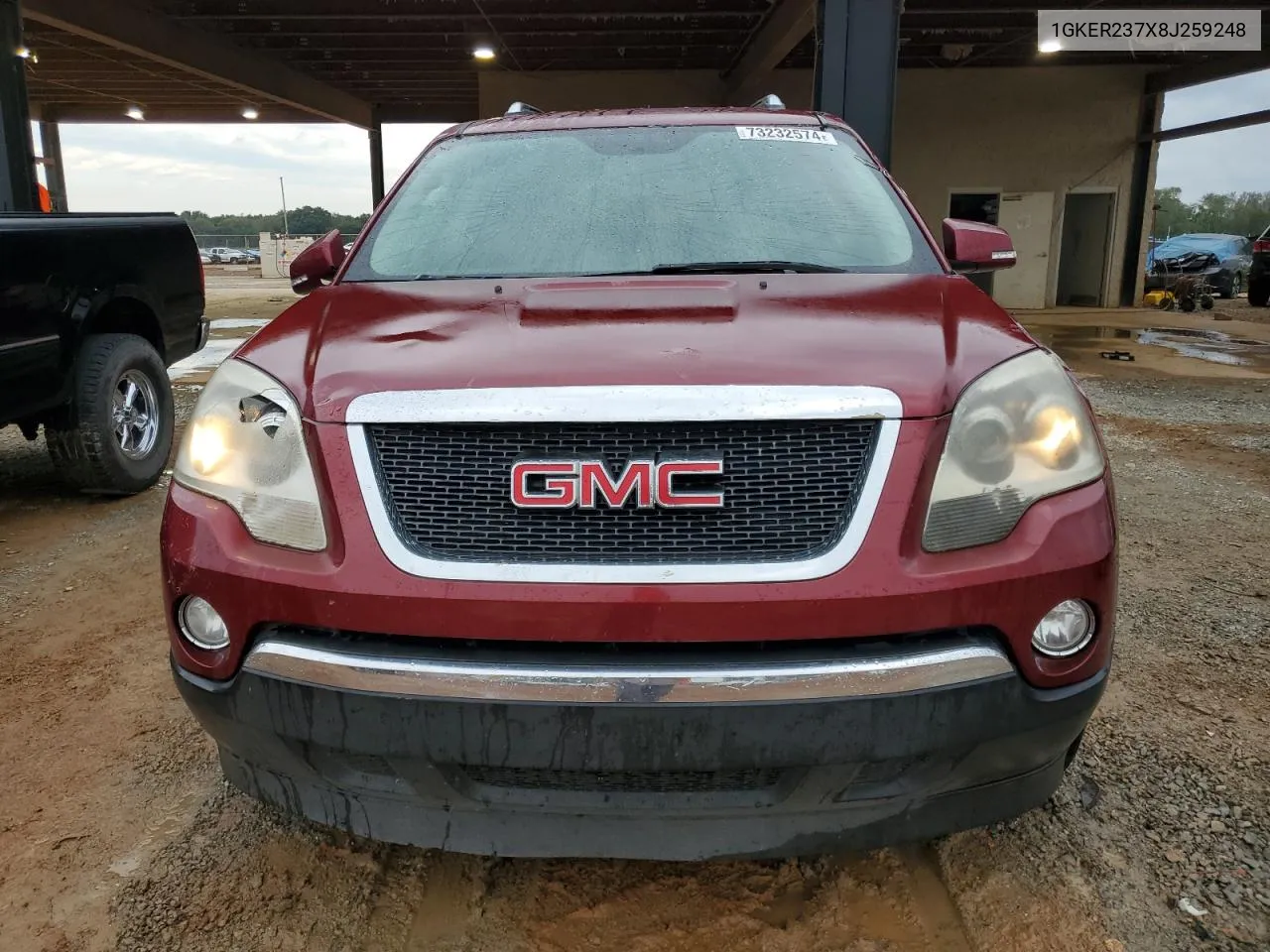 2008 GMC Acadia Slt-1 VIN: 1GKER237X8J259248 Lot: 73232574