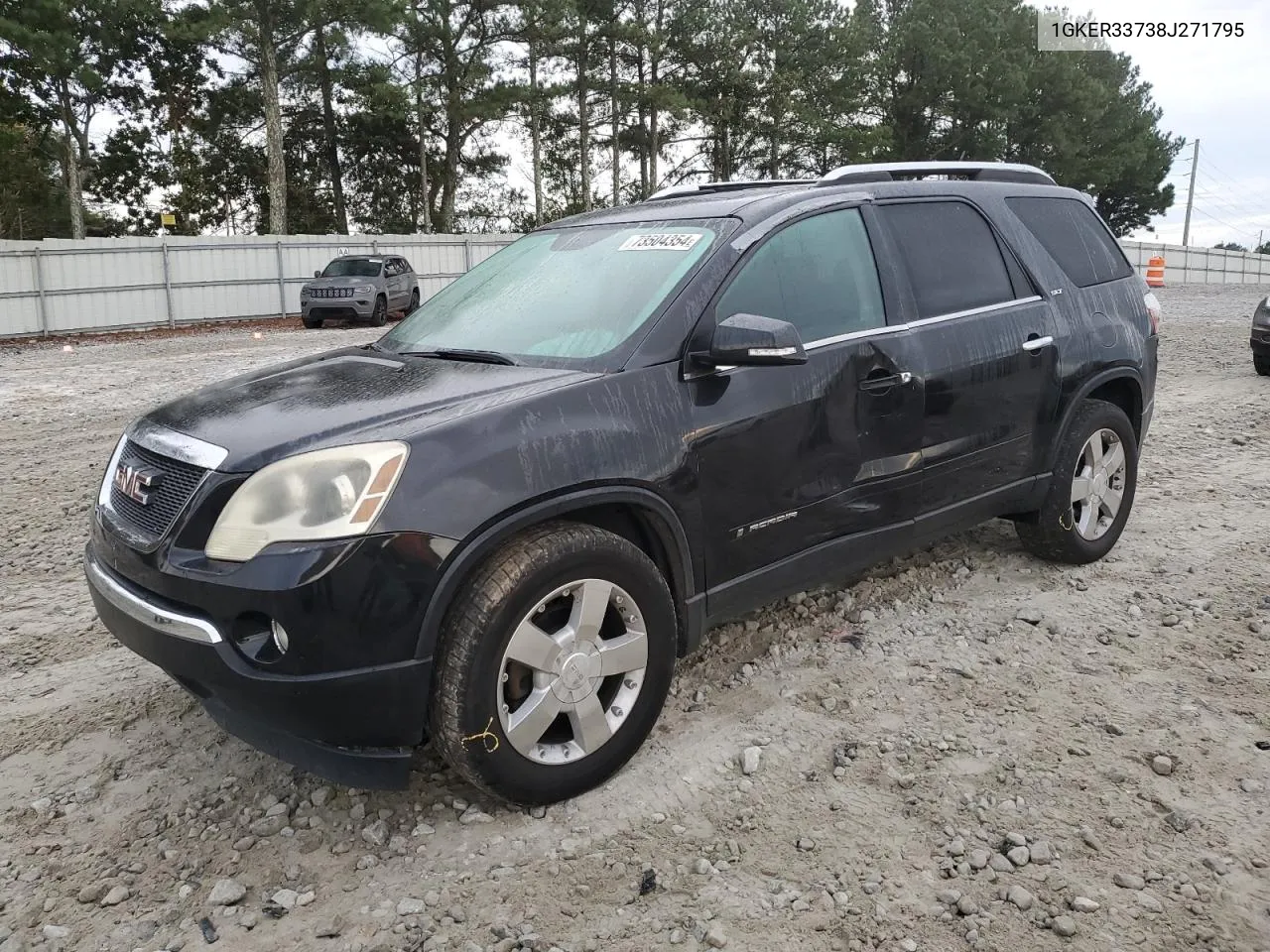 2008 GMC Acadia Slt-2 VIN: 1GKER33738J271795 Lot: 73504354