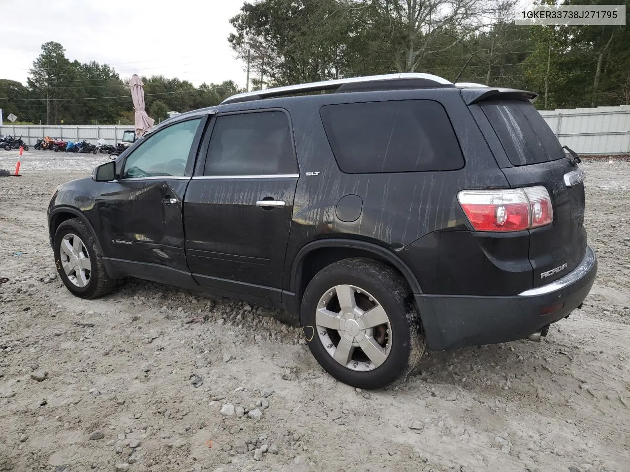 2008 GMC Acadia Slt-2 VIN: 1GKER33738J271795 Lot: 73504354