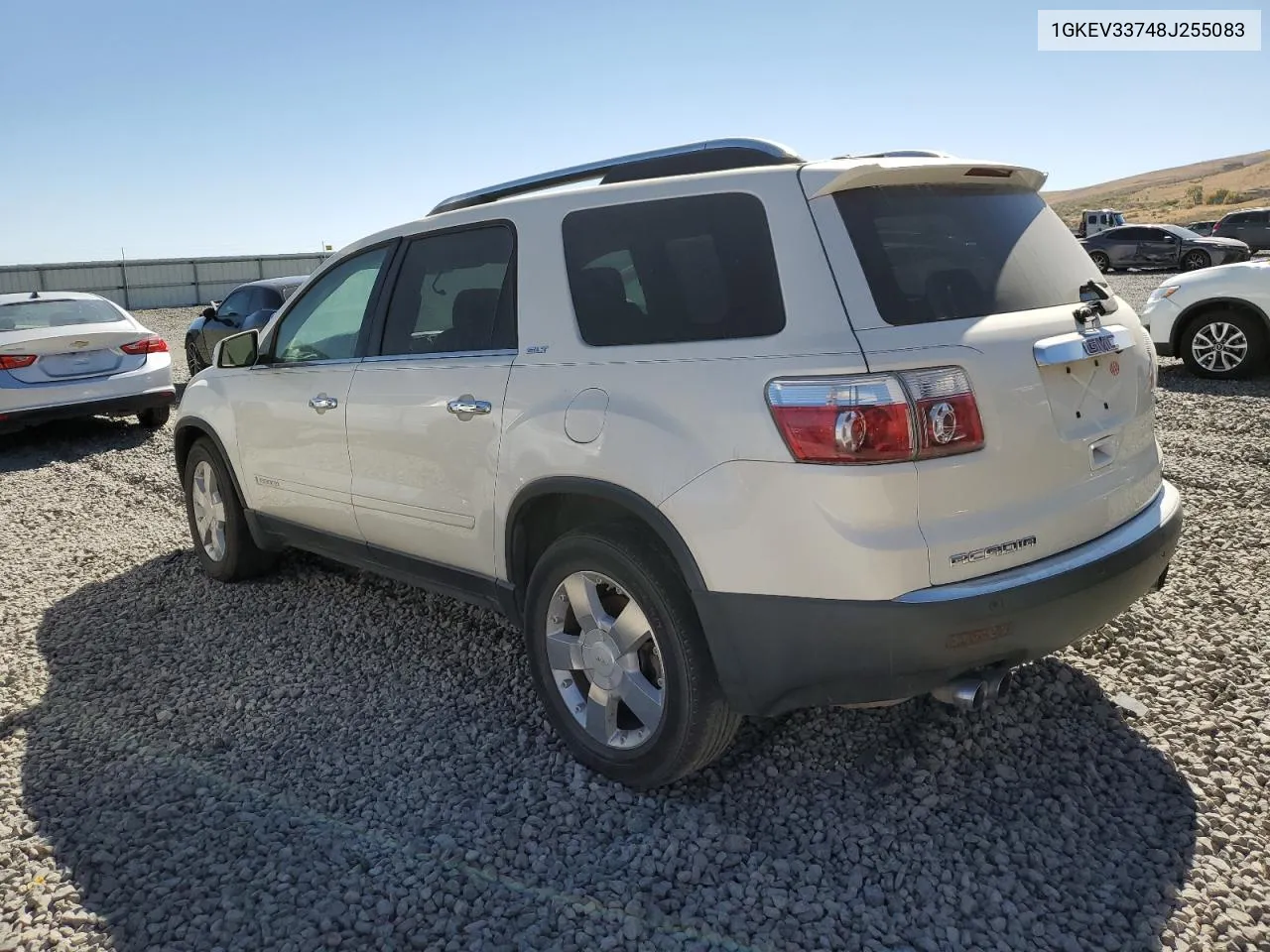 2008 GMC Acadia Slt-2 VIN: 1GKEV33748J255083 Lot: 73643224