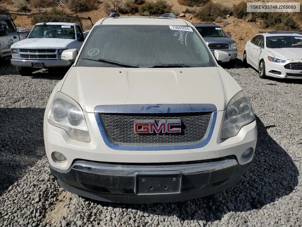 2008 GMC Acadia Slt-2 VIN: 1GKEV33748J255083 Lot: 73643224