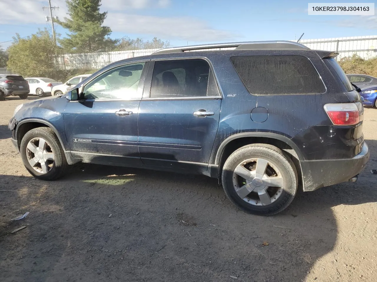 2008 GMC Acadia Slt-1 VIN: 1GKER23798J304163 Lot: 74466364