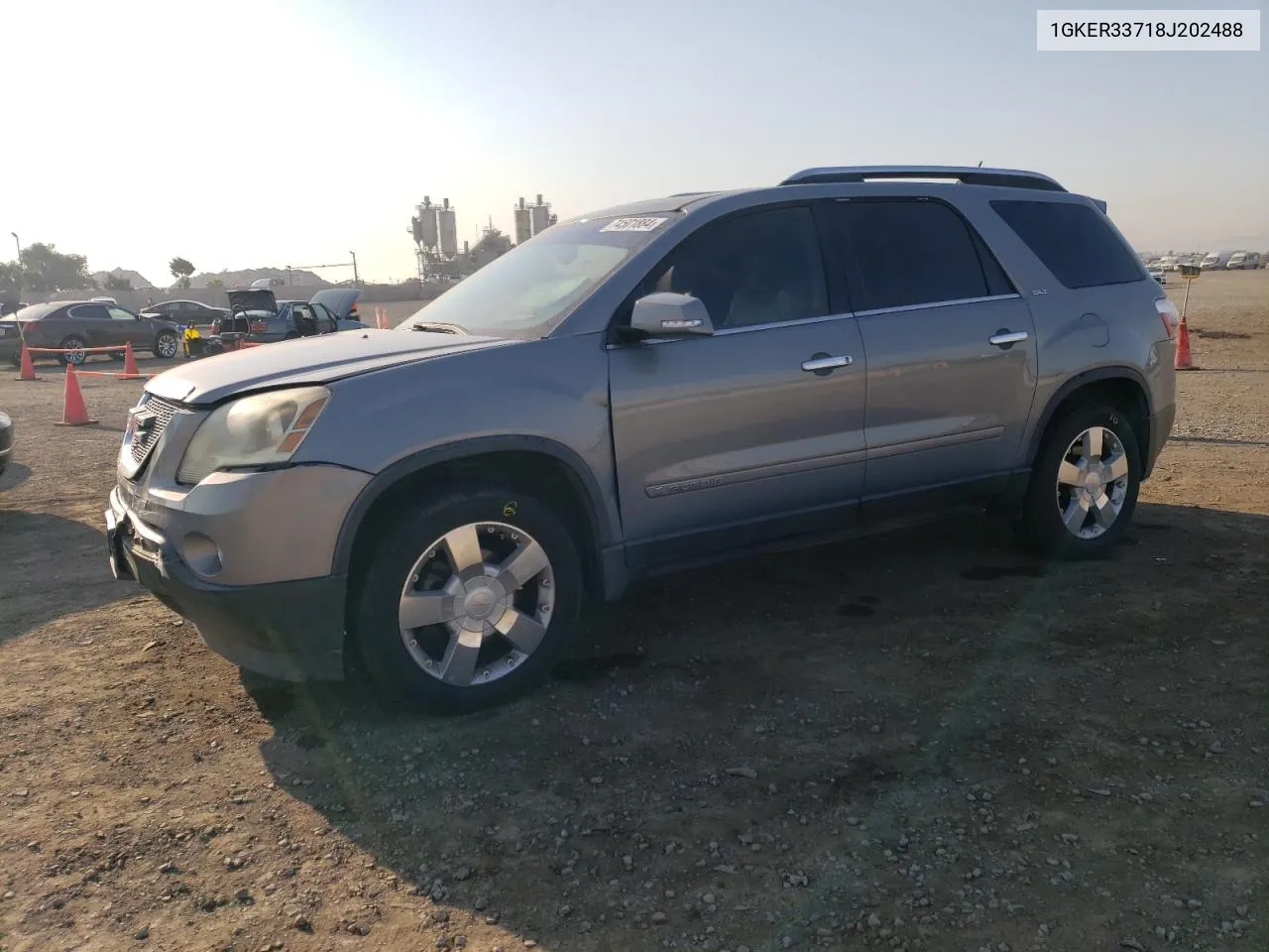 2008 GMC Acadia Slt-2 VIN: 1GKER33718J202488 Lot: 74501884