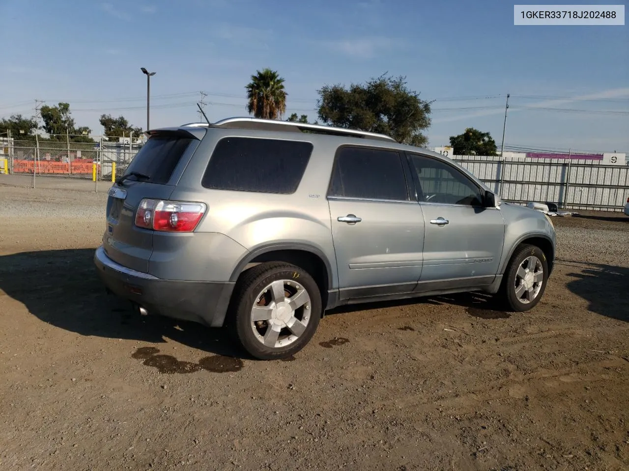 2008 GMC Acadia Slt-2 VIN: 1GKER33718J202488 Lot: 74501884