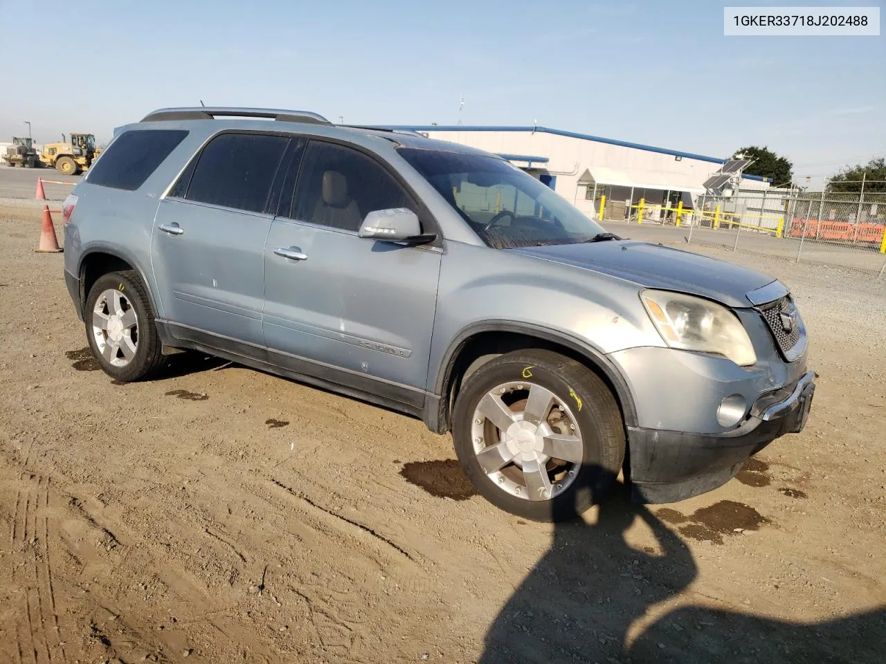 2008 GMC Acadia Slt-2 VIN: 1GKER33718J202488 Lot: 74501884