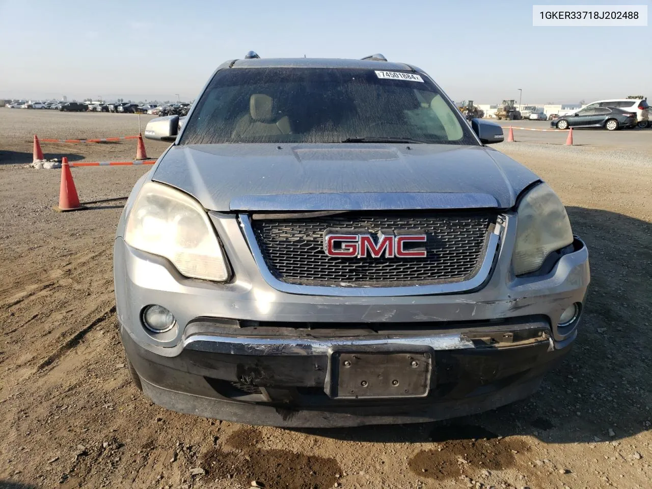 2008 GMC Acadia Slt-2 VIN: 1GKER33718J202488 Lot: 74501884