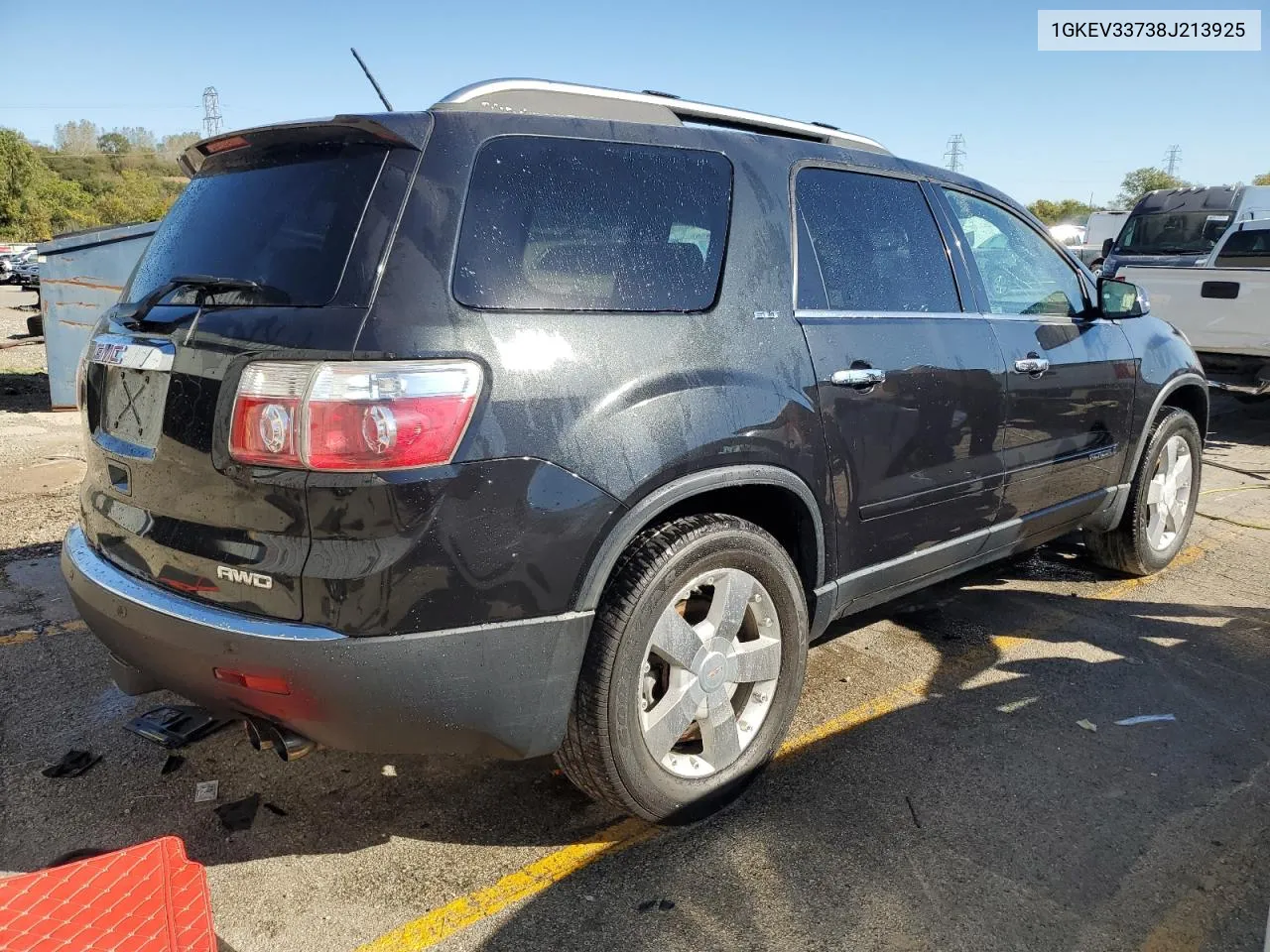 2008 GMC Acadia Slt-2 VIN: 1GKEV33738J213925 Lot: 74848714