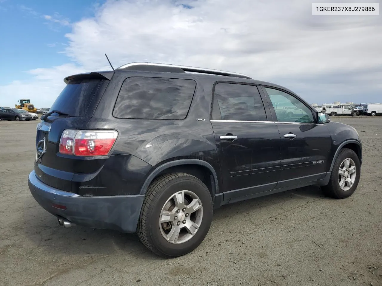 2008 GMC Acadia Slt-1 VIN: 1GKER237X8J279886 Lot: 75020554