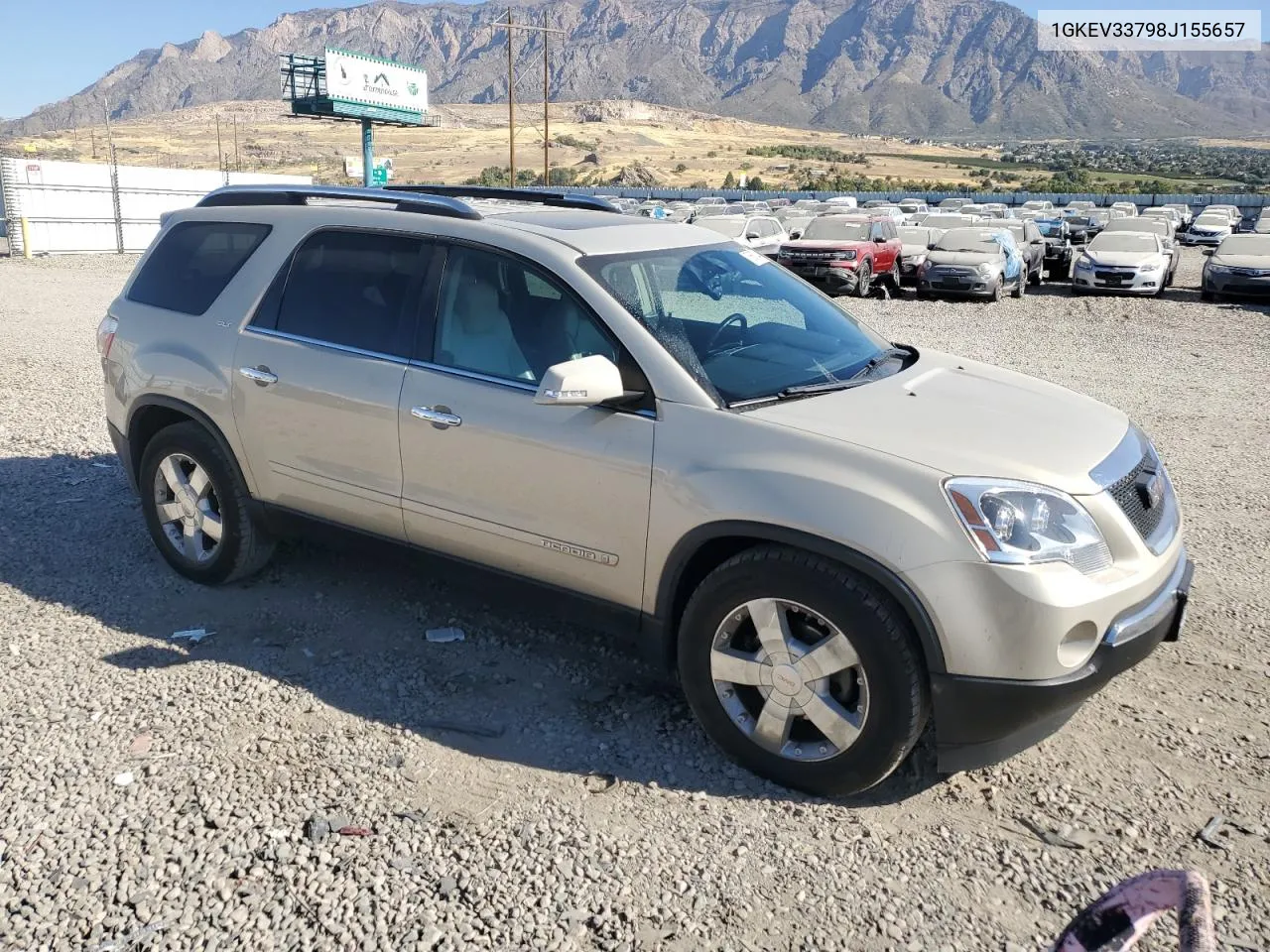 2008 GMC Acadia Slt-2 VIN: 1GKEV33798J155657 Lot: 75667844