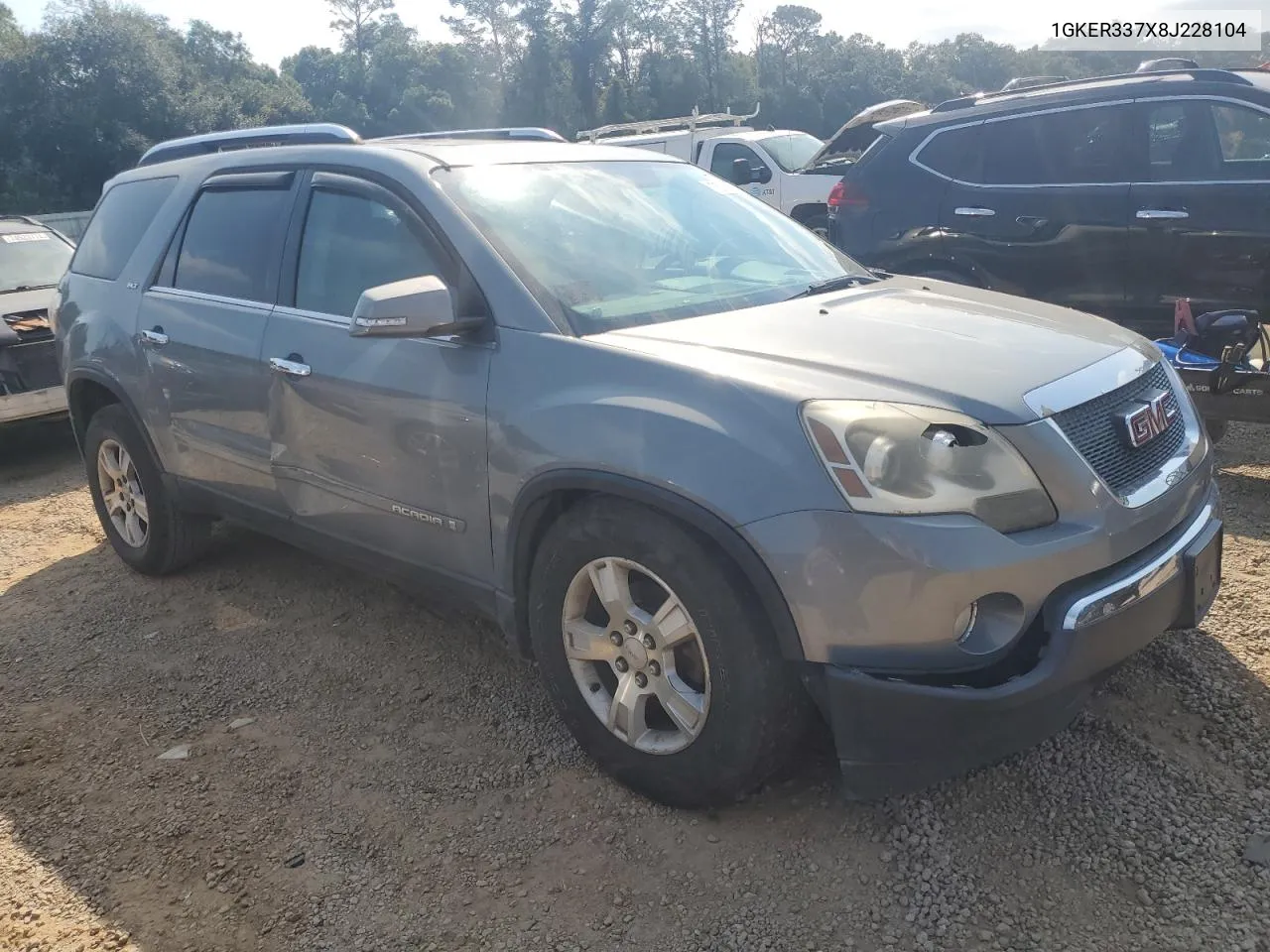 2008 GMC Acadia Slt-2 VIN: 1GKER337X8J228104 Lot: 75748724