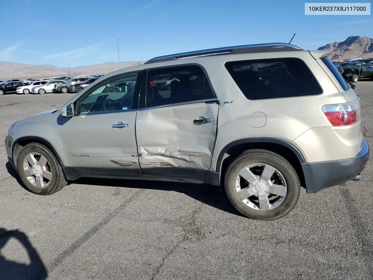 2008 GMC Acadia Slt-1 VIN: 1GKER237X8J117000 Lot: 75759194