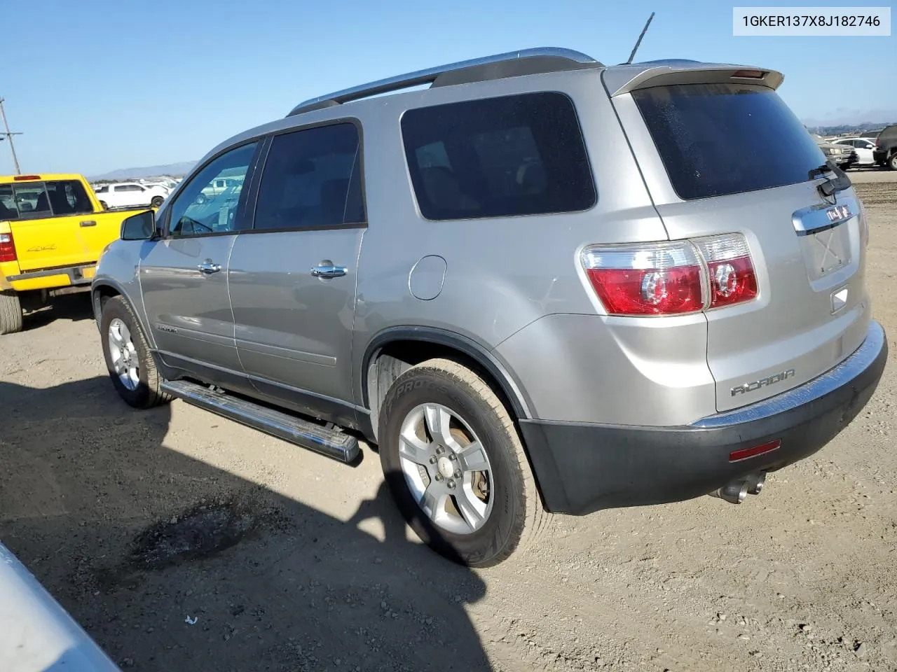 1GKER137X8J182746 2008 GMC Acadia Sle