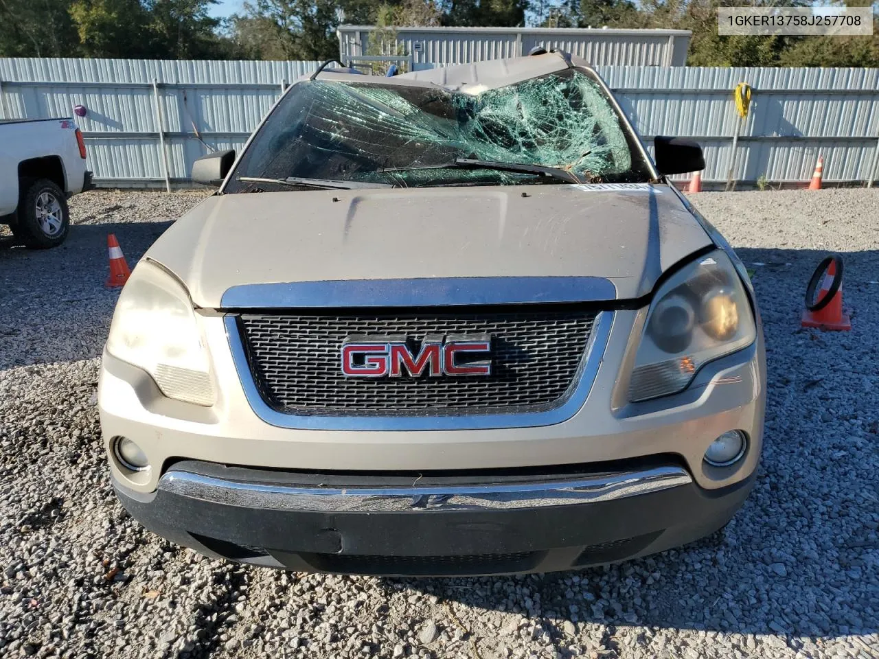 1GKER13758J257708 2008 GMC Acadia Sle