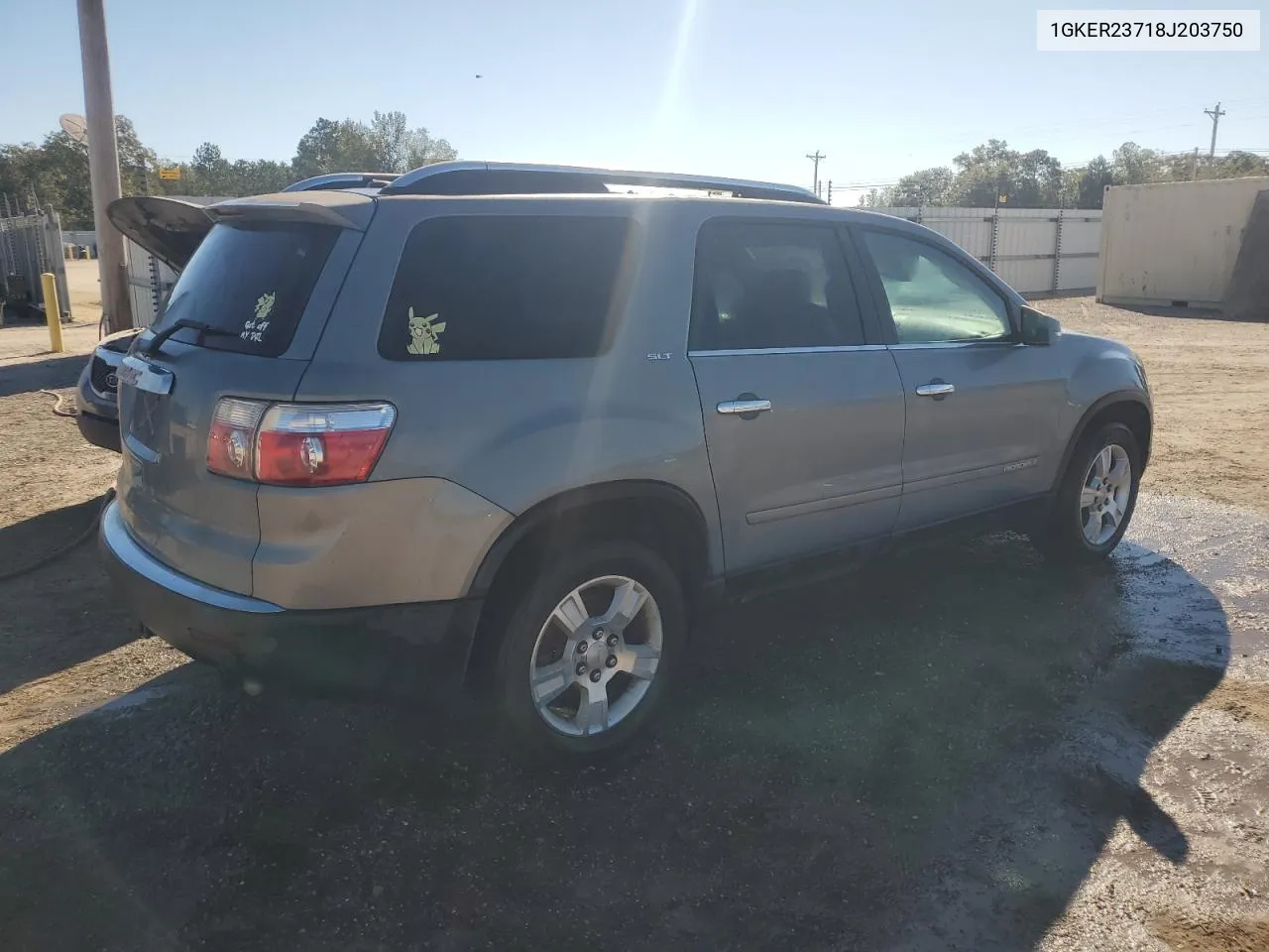 2008 GMC Acadia Slt-1 VIN: 1GKER23718J203750 Lot: 76817874