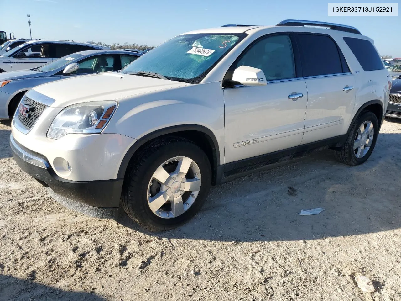 2008 GMC Acadia Slt-2 VIN: 1GKER33718J152921 Lot: 77044874