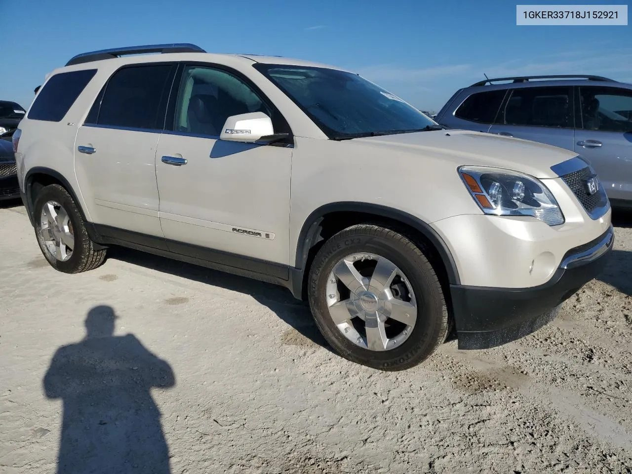 2008 GMC Acadia Slt-2 VIN: 1GKER33718J152921 Lot: 77044874