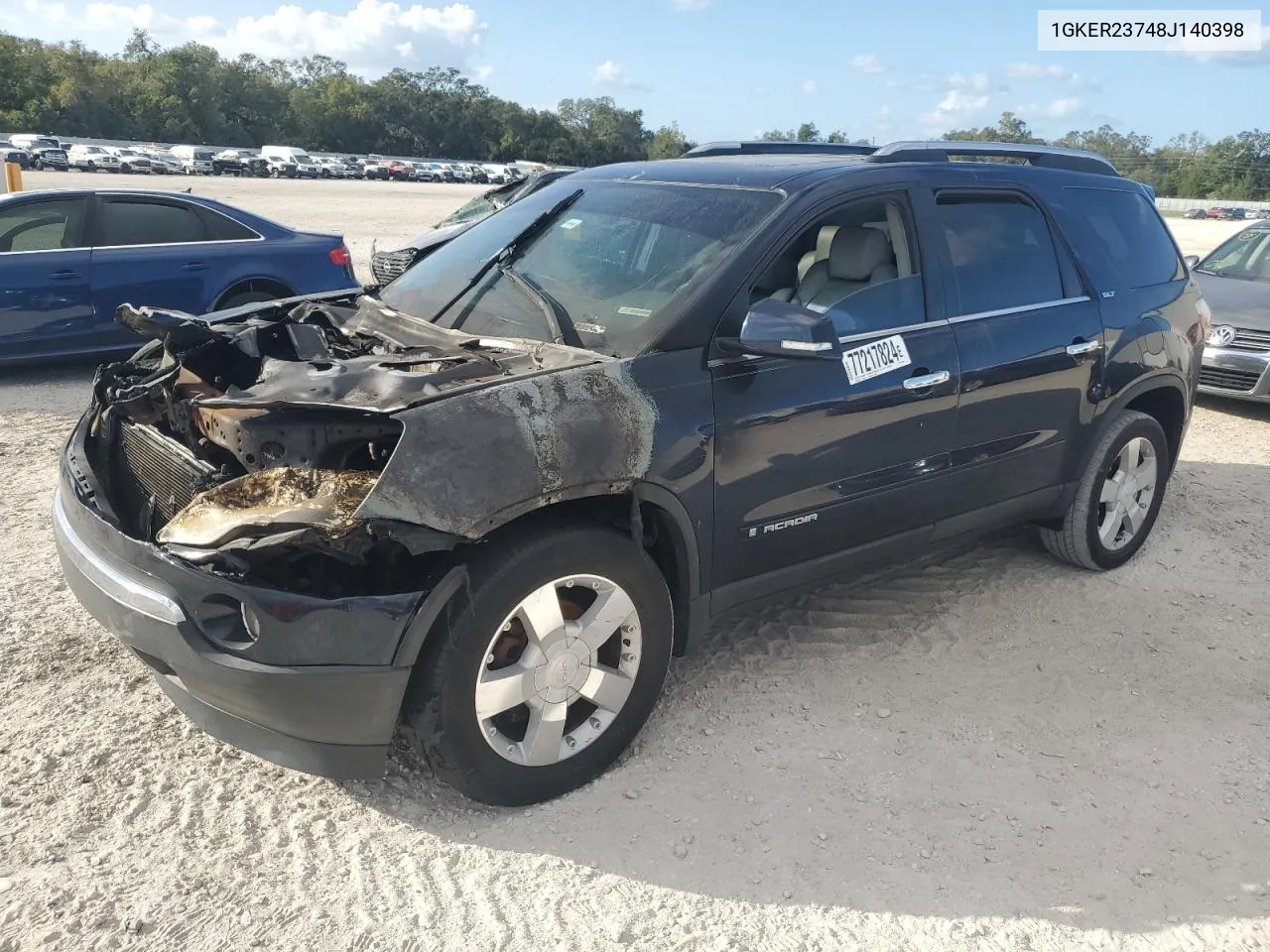 2008 GMC Acadia Slt-1 VIN: 1GKER23748J140398 Lot: 77217824