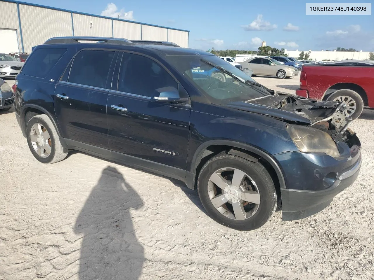 2008 GMC Acadia Slt-1 VIN: 1GKER23748J140398 Lot: 77217824