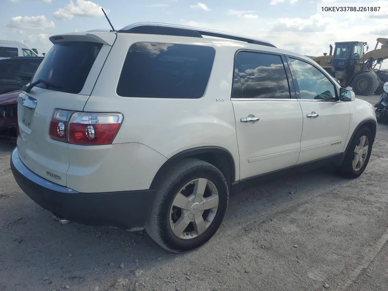 2008 GMC Acadia Slt-2 VIN: 1GKEV33788J261887 Lot: 77320054