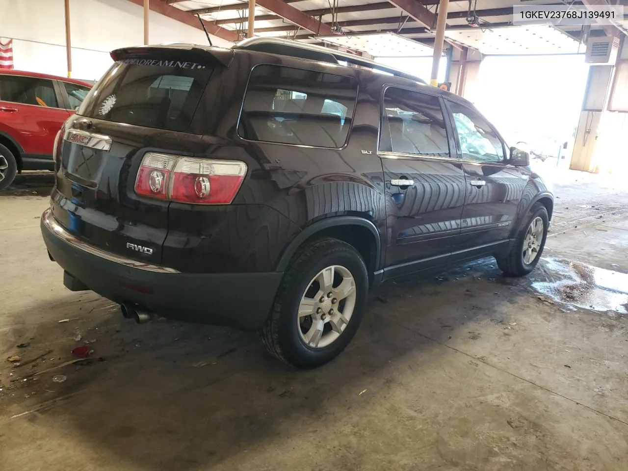 2008 GMC Acadia Slt-1 VIN: 1GKEV23768J139491 Lot: 77577734