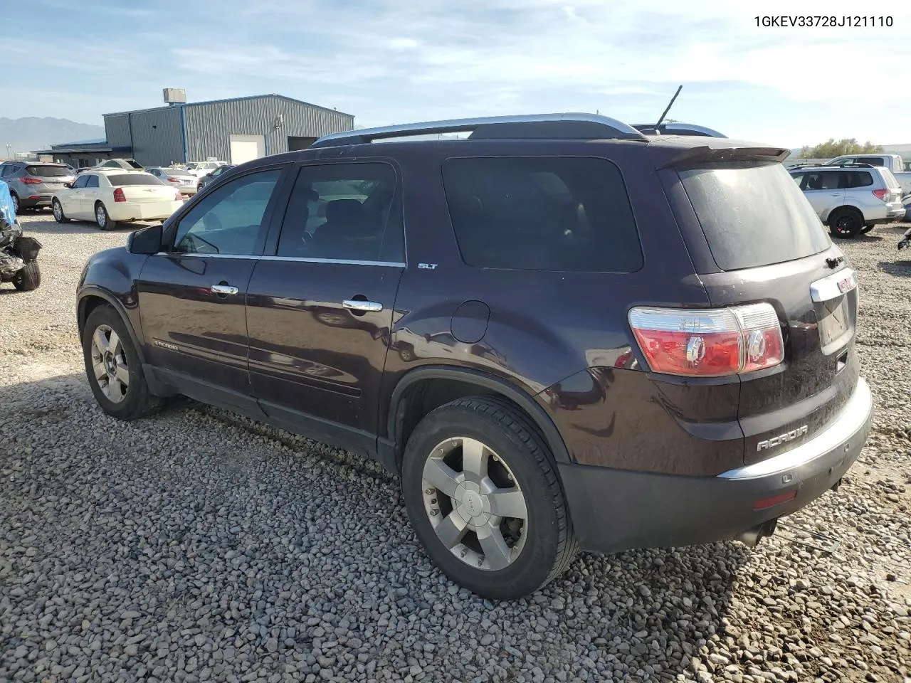 2008 GMC Acadia Slt-2 VIN: 1GKEV33728J121110 Lot: 77876444