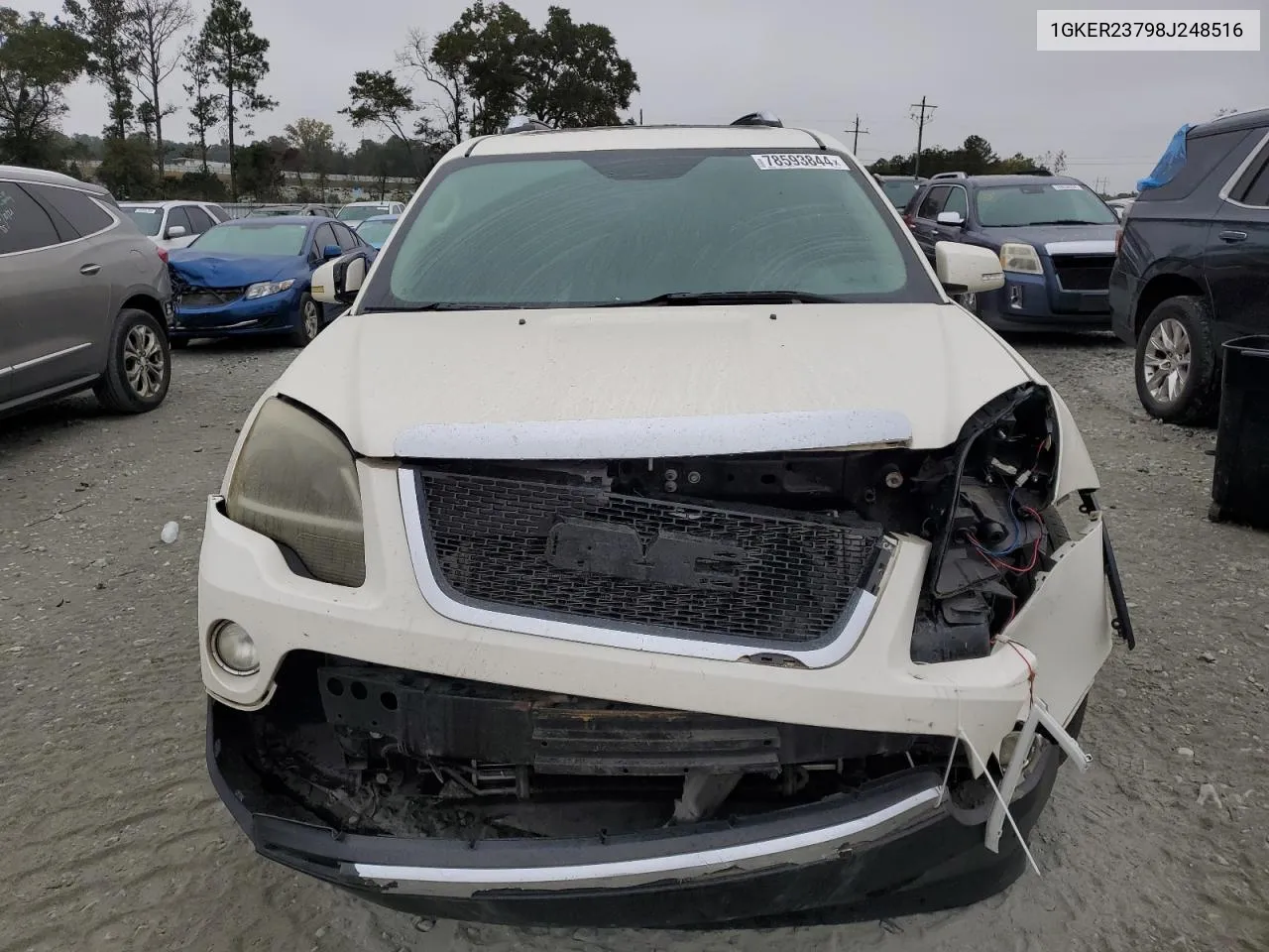 2008 GMC Acadia Slt-1 VIN: 1GKER23798J248516 Lot: 78593844