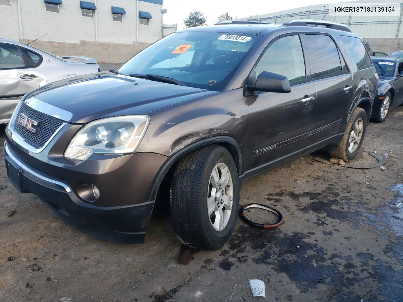 2008 GMC Acadia Sle VIN: 1GKER13718J139154 Lot: 79923014