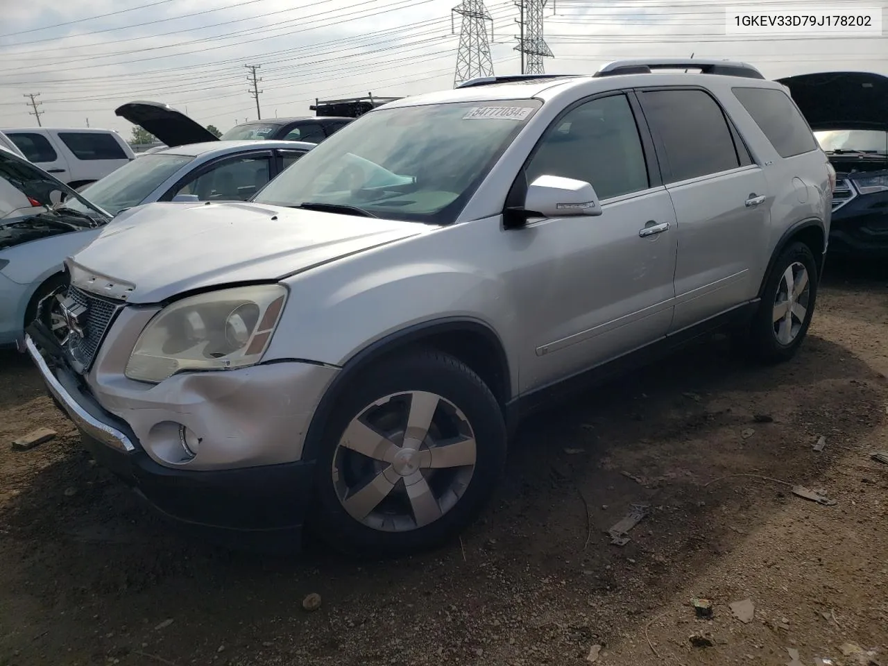 2009 GMC Acadia Slt-2 VIN: 1GKEV33D79J178202 Lot: 65322324