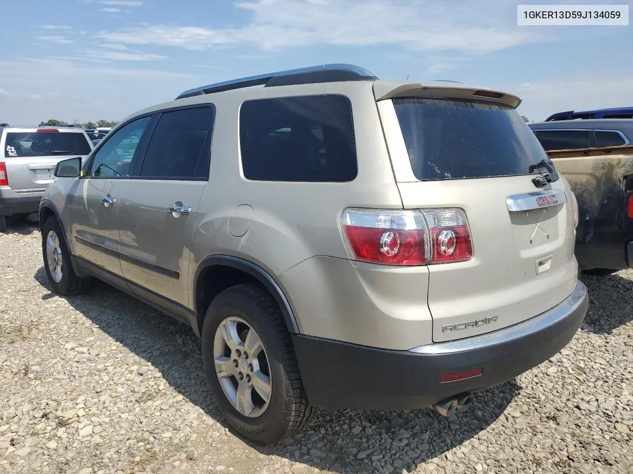 2009 GMC Acadia Sle VIN: 1GKER13D59J134059 Lot: 67154684