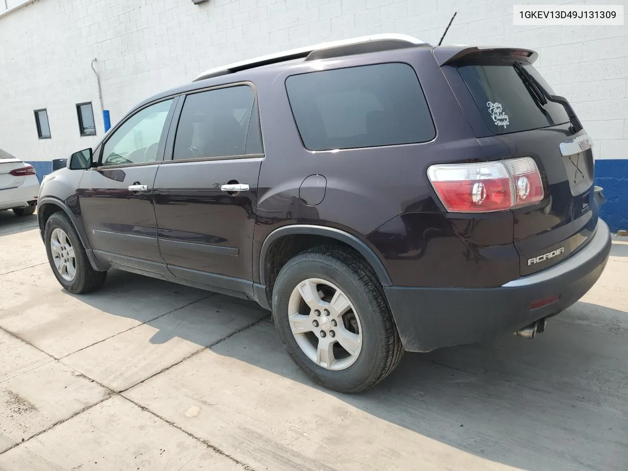 1GKEV13D49J131309 2009 GMC Acadia Sle