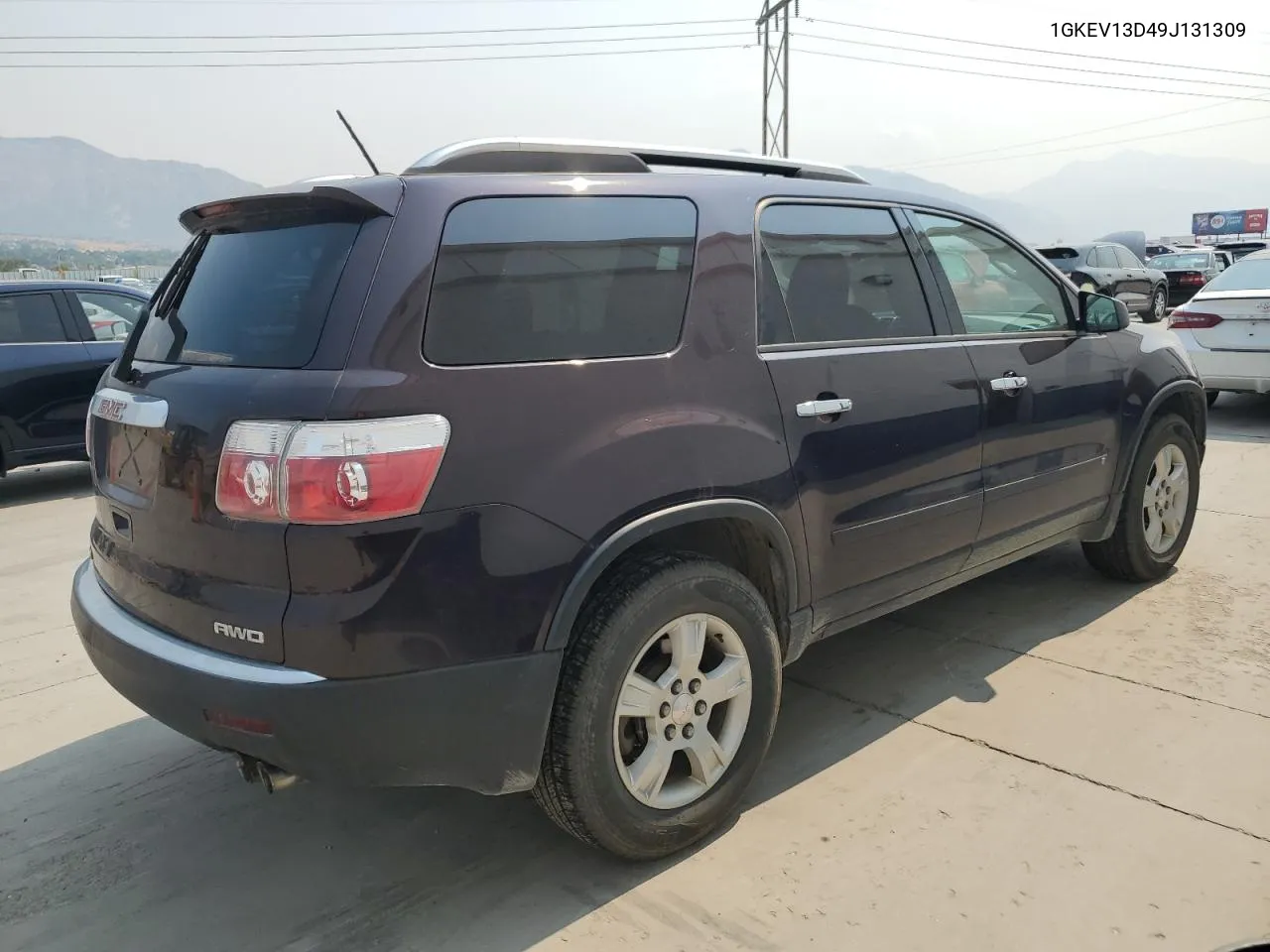 1GKEV13D49J131309 2009 GMC Acadia Sle