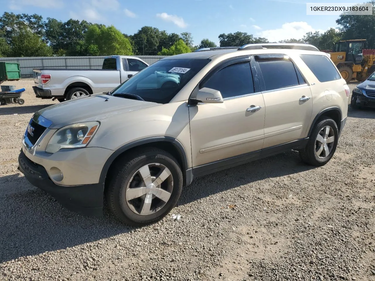 2009 GMC Acadia Slt-1 VIN: 1GKER23DX9J183604 Lot: 69170104