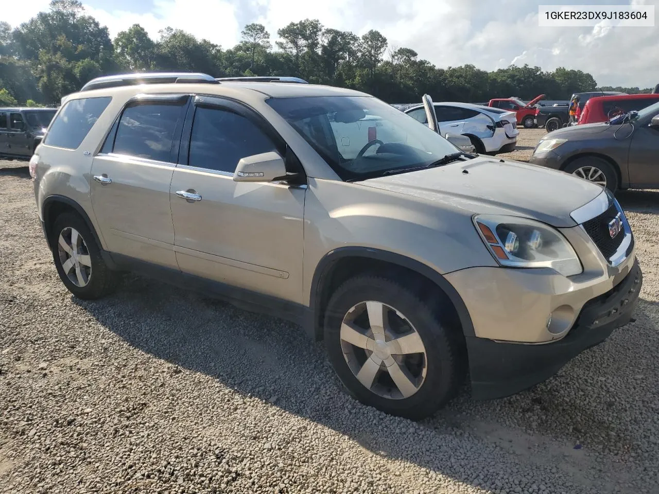 2009 GMC Acadia Slt-1 VIN: 1GKER23DX9J183604 Lot: 69170104