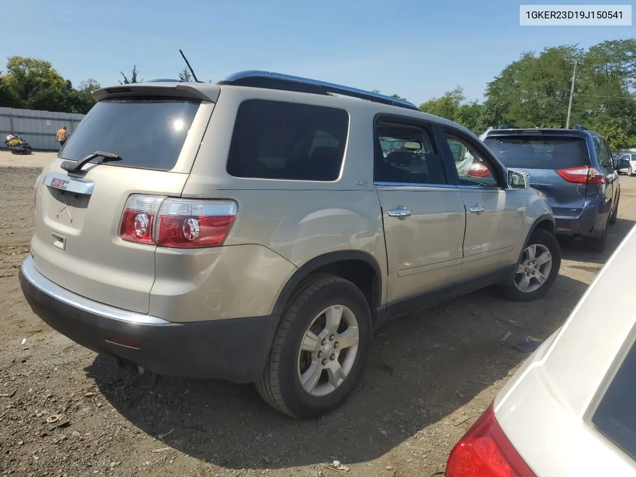 2009 GMC Acadia Slt-1 VIN: 1GKER23D19J150541 Lot: 69684194