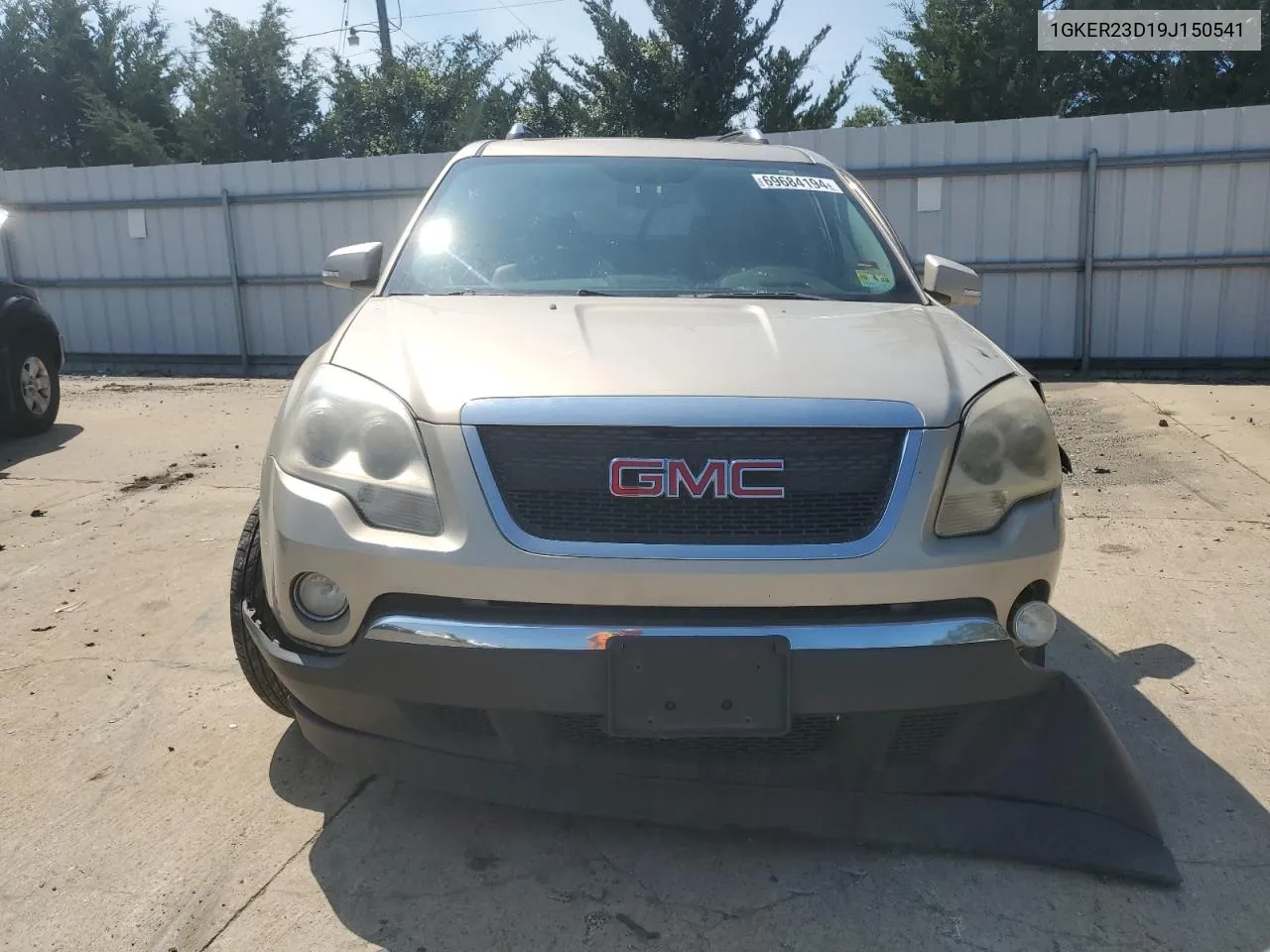 2009 GMC Acadia Slt-1 VIN: 1GKER23D19J150541 Lot: 69684194