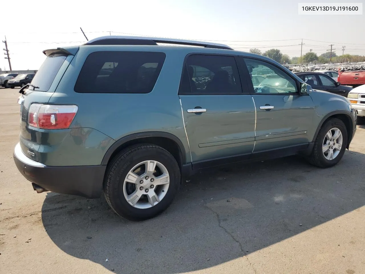 2009 GMC Acadia Sle VIN: 1GKEV13D19J191600 Lot: 70241824