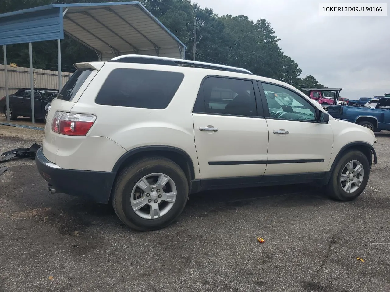 2009 GMC Acadia Sle VIN: 1GKER13D09J190166 Lot: 70476434