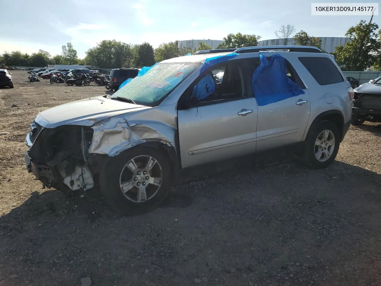 2009 GMC Acadia Sle VIN: 1GKER13D09J145177 Lot: 71046464