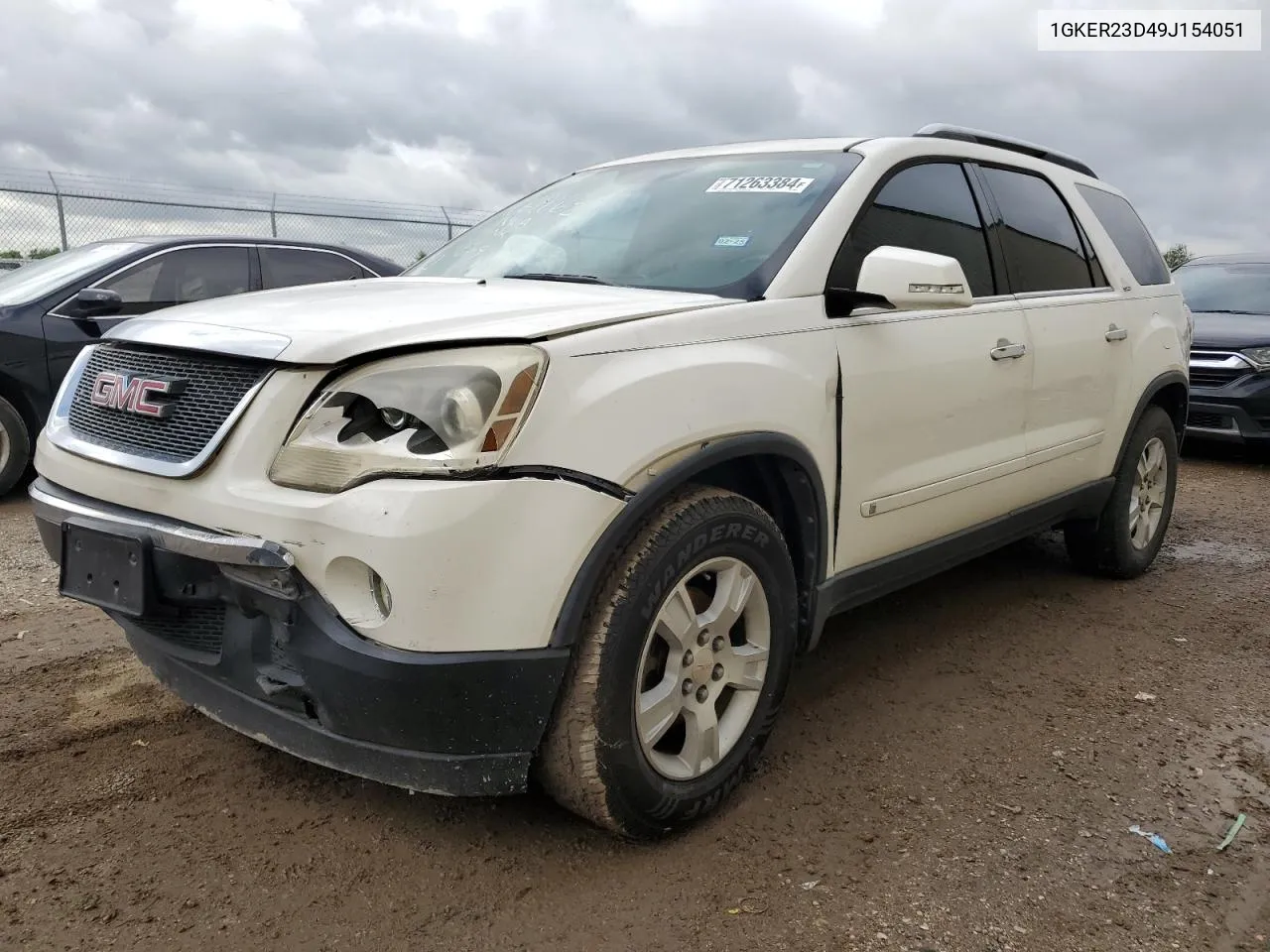 2009 GMC Acadia Slt-1 VIN: 1GKER23D49J154051 Lot: 71263384