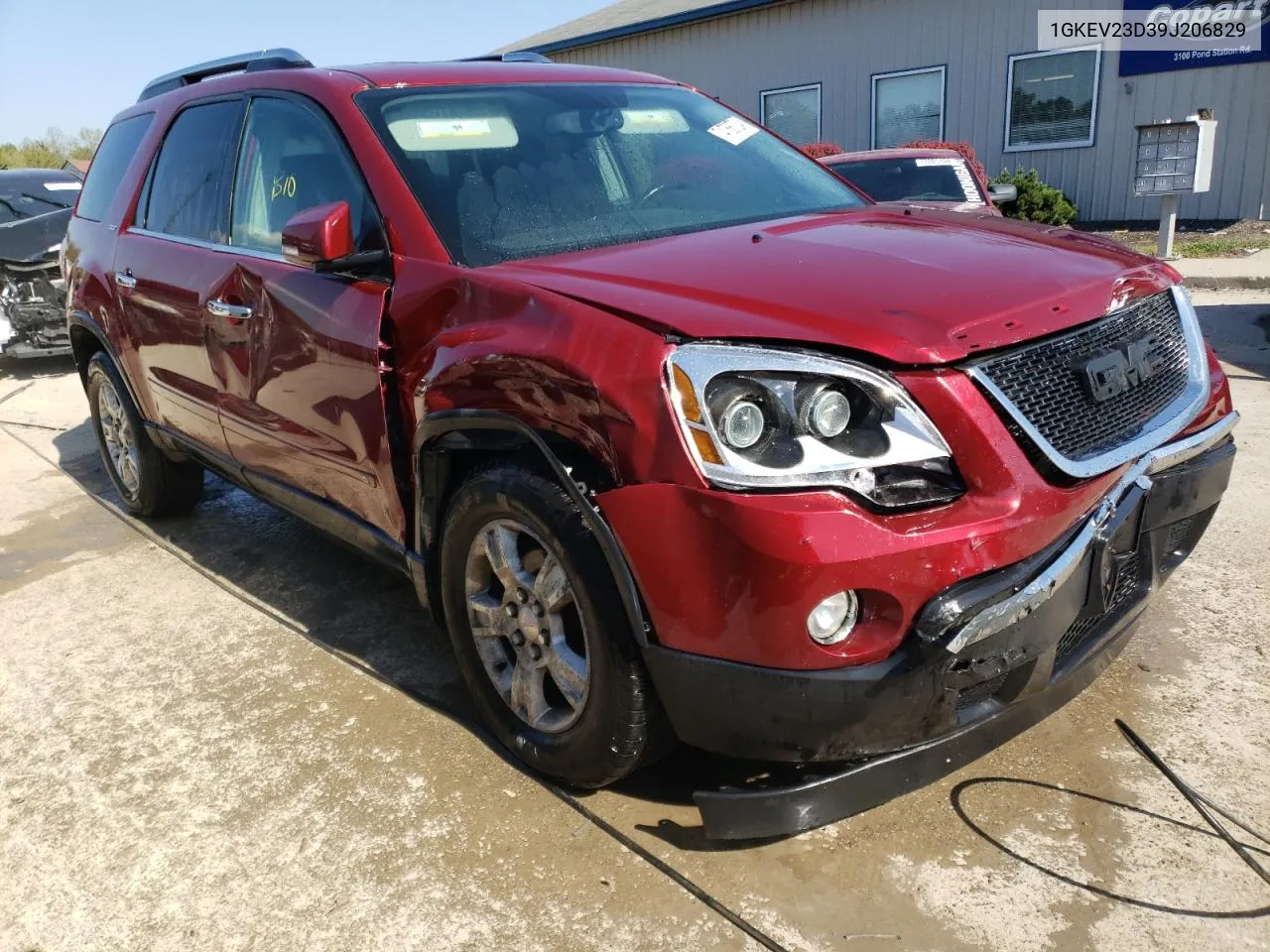 2009 GMC Acadia Slt-1 VIN: 1GKEV23D39J206829 Lot: 74756724