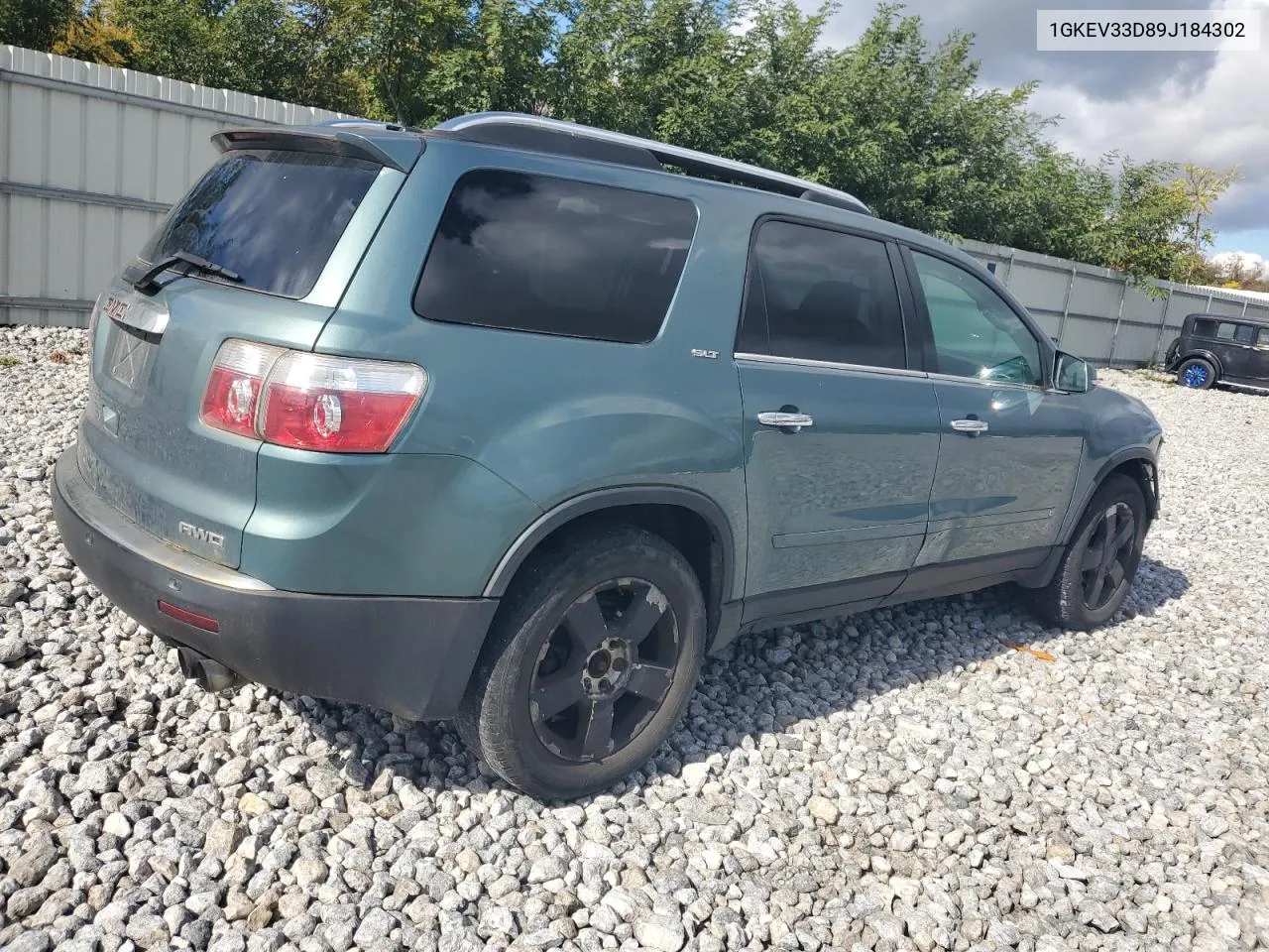 1GKEV33D89J184302 2009 GMC Acadia Slt-2