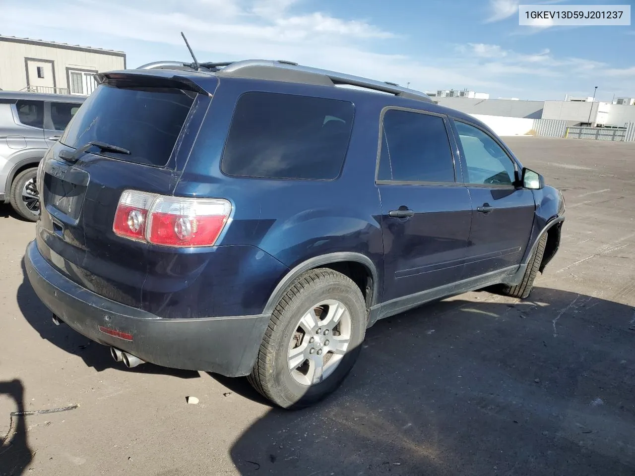 2009 GMC Acadia Sle VIN: 1GKEV13D59J201237 Lot: 75418984